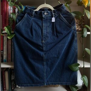 Lee Dark Blue Denim Skirt
